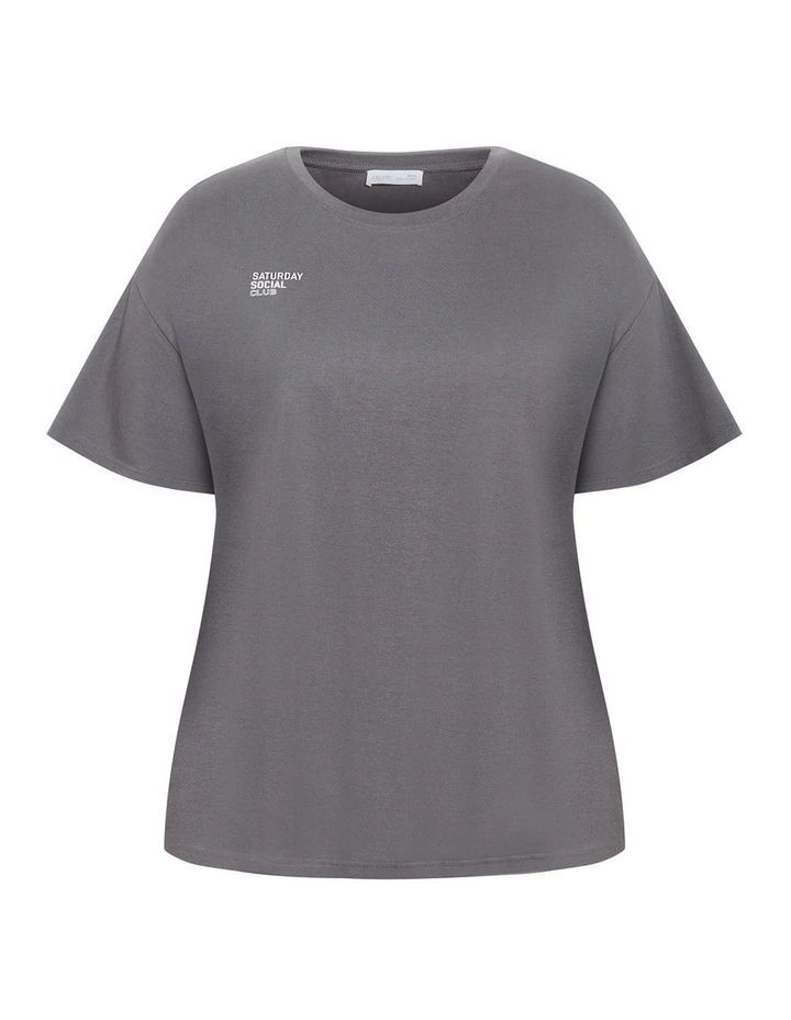 Chill Social Club Tee in Slate image 3