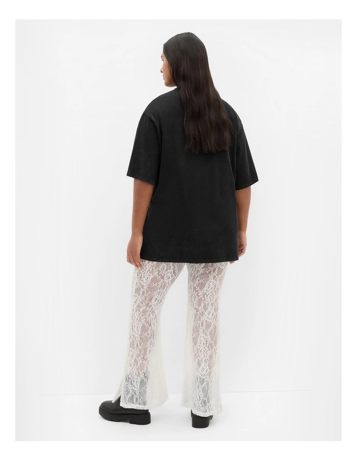 Aura Lace Pant in Ivory image 2