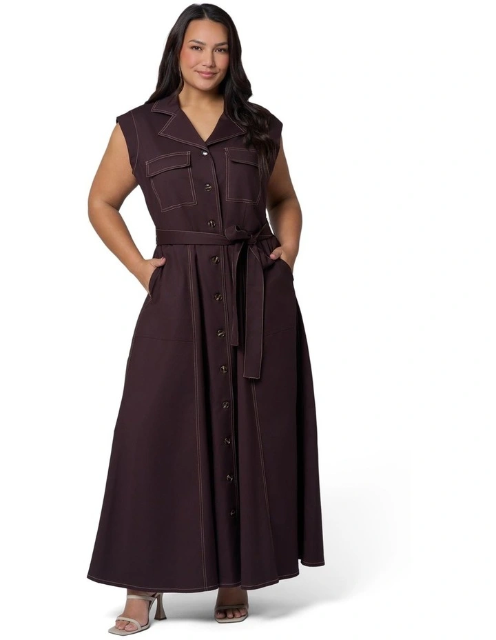 Cleo Midi Shirt Dress image 4