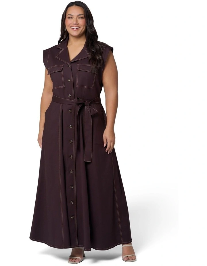 Cleo Midi Shirt Dress image 5