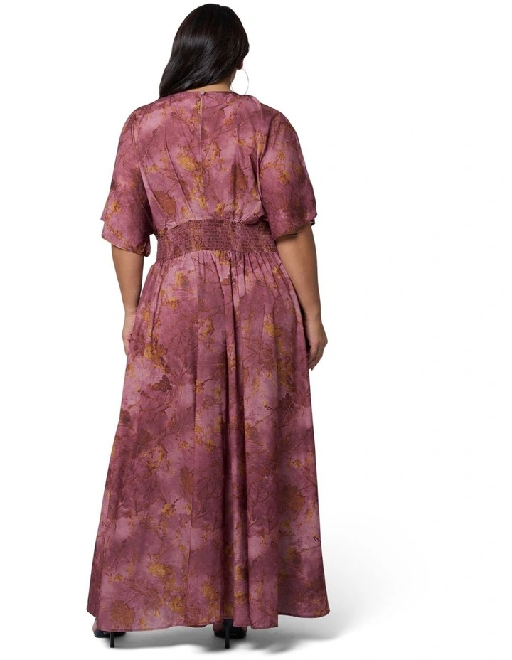 Richter Scale Maxi Dress in Rouge Floral image 2