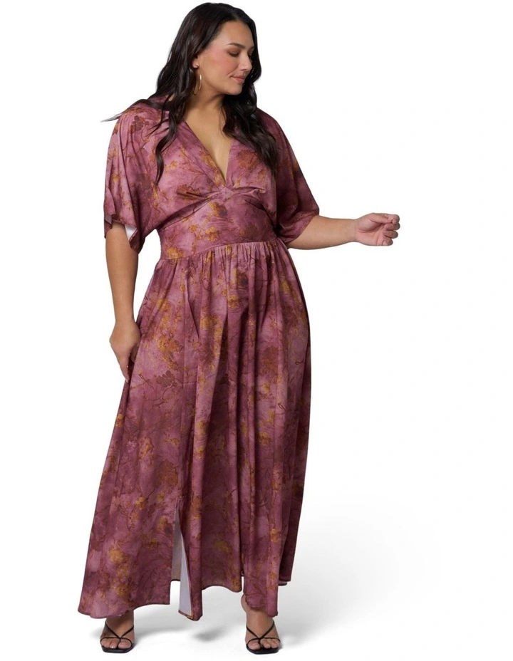 Richter Scale Maxi Dress in Rouge Floral image 5