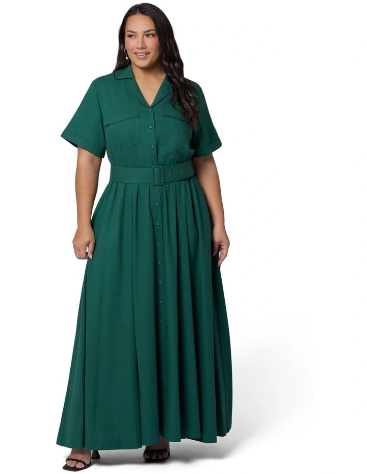 Gabrielle Linen Maxi Dress image 1