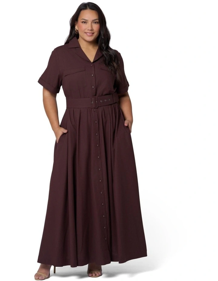 Gabrielle Linen Maxi Dress image 1