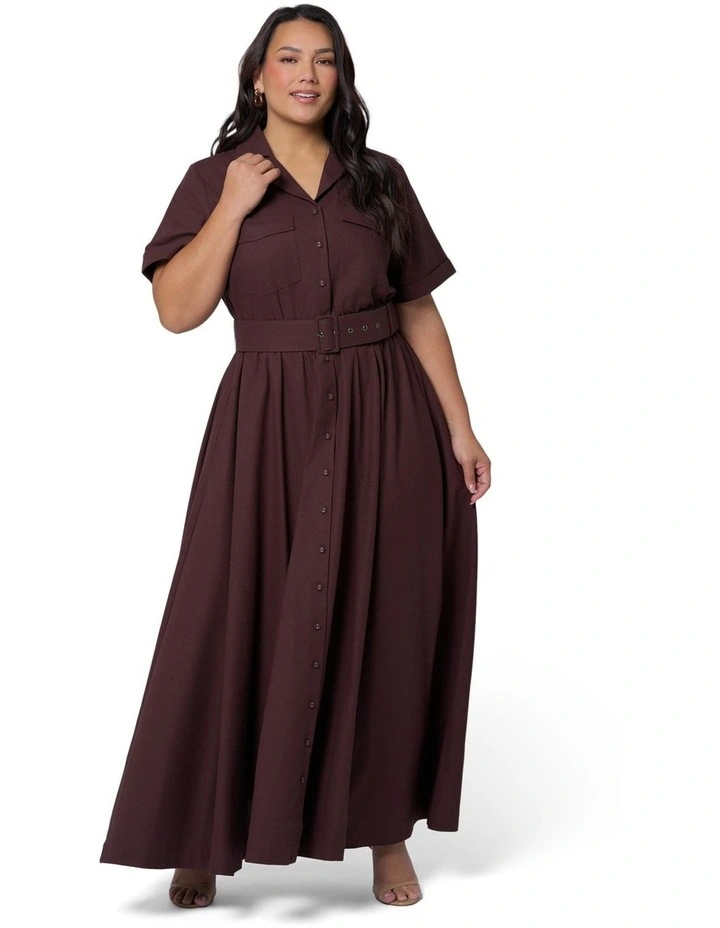 Gabrielle Linen Maxi Dress image 4