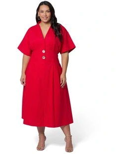 Blair Linen Midi Dress