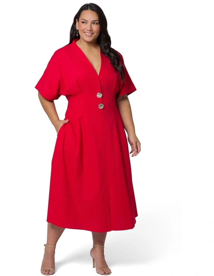 Blair Linen Midi Dress image 4