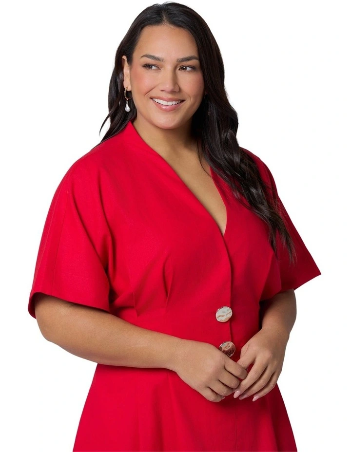 Blair Linen Midi Dress image 6