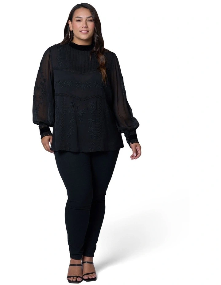 Nightfall Embroidered Blouse image 1