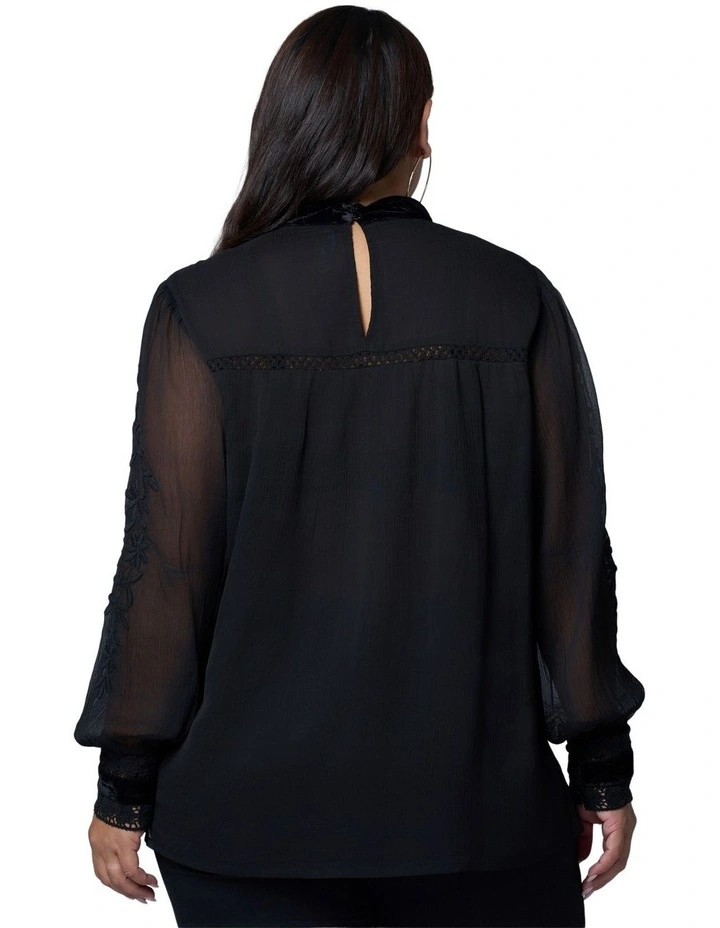 Nightfall Embroidered Blouse image 2
