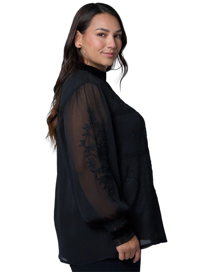 Nightfall Embroidered Blouse image 3