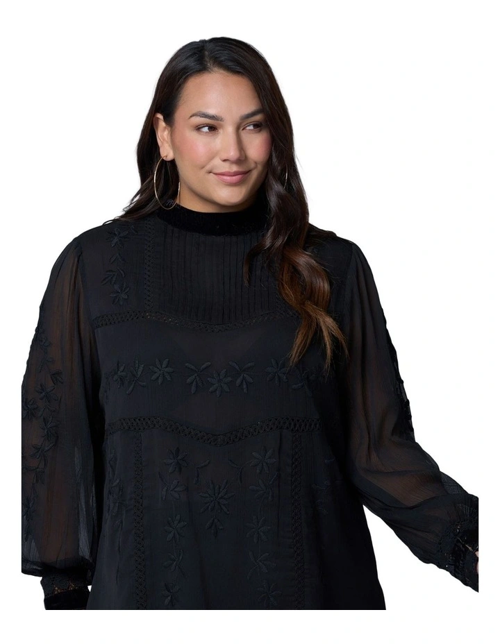 Nightfall Embroidered Blouse image 5