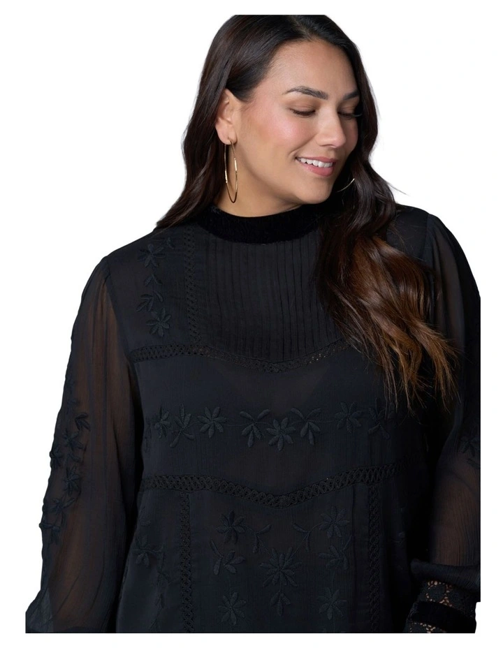 Nightfall Embroidered Blouse image 6