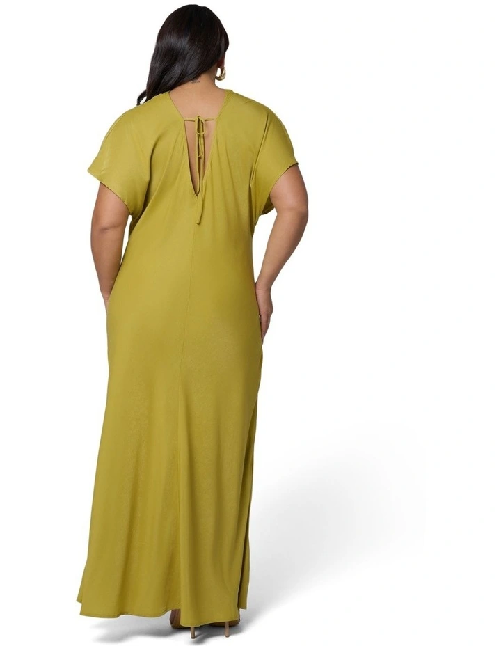 Afterglow Satin Midi Dress image 2
