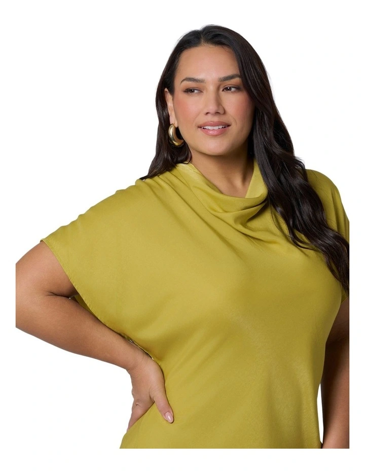 Afterglow Satin Midi Dress image 6