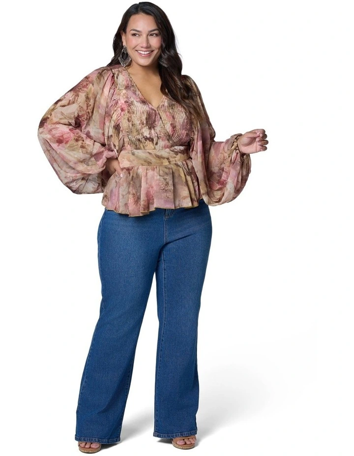 Aura Peplum Blouse image 1