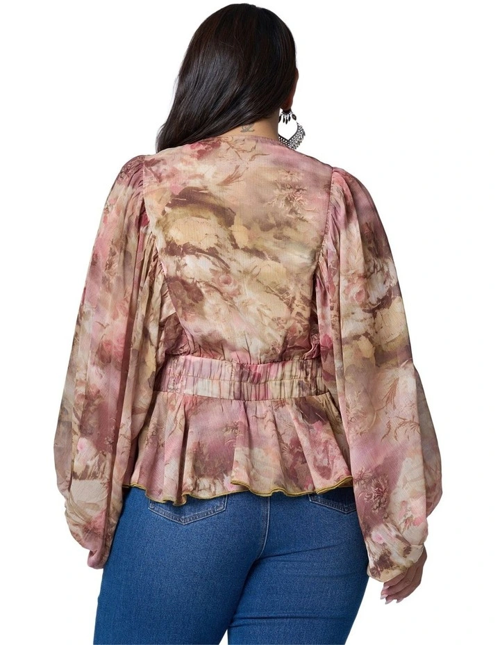 Aura Peplum Blouse image 2