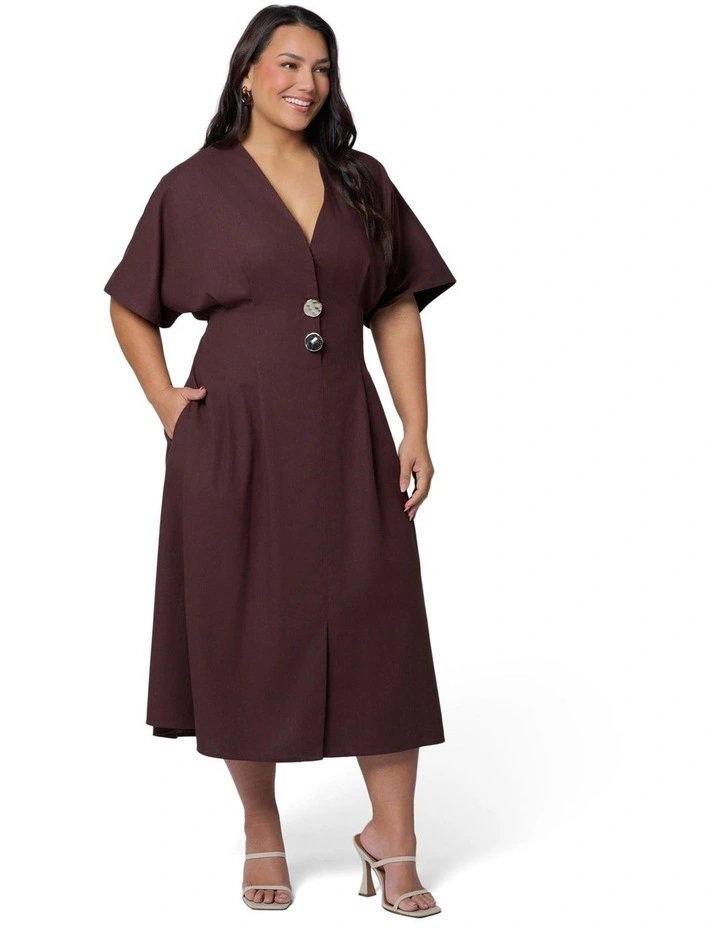 Blair Linen Midi Dress image 4