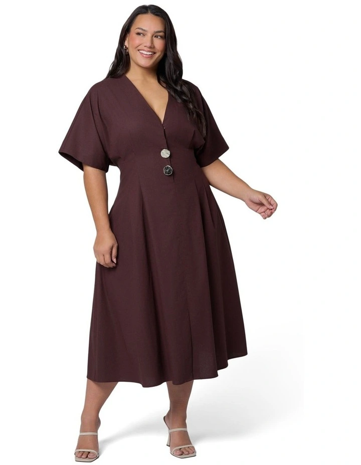 Blair Linen Midi Dress image 5