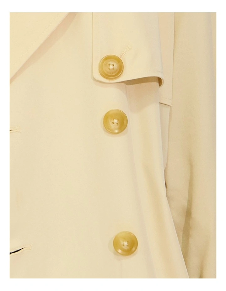 Major Mood Soft Maxi Trench in Butter image 5