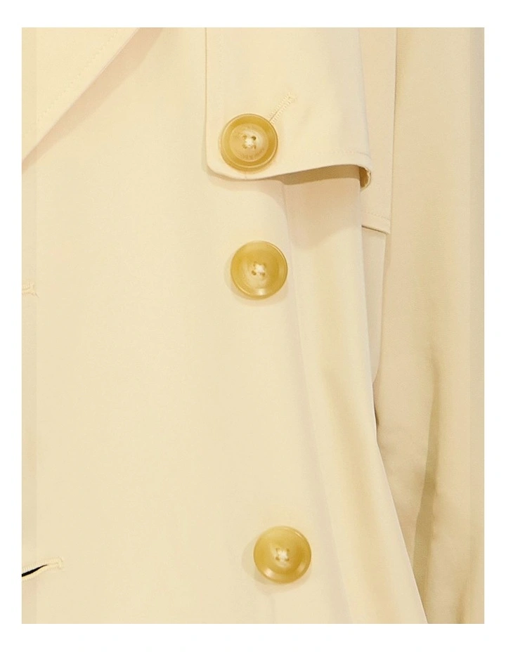 Major Mood Soft Maxi Trench in Butter image 5