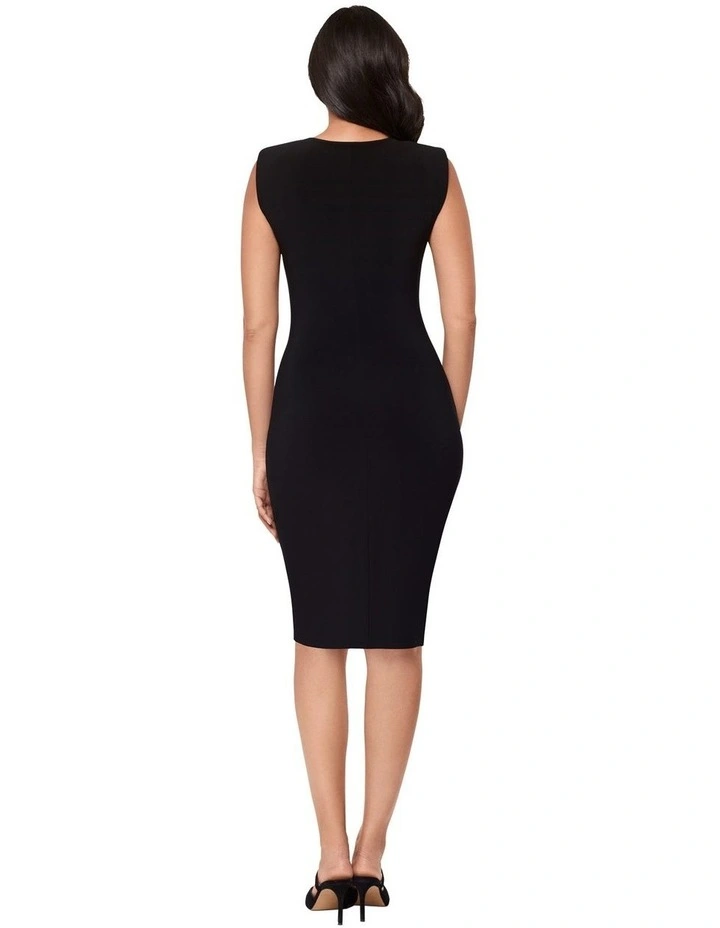 Jodi Padded Shoulder Shaping Pencil Dress image 3