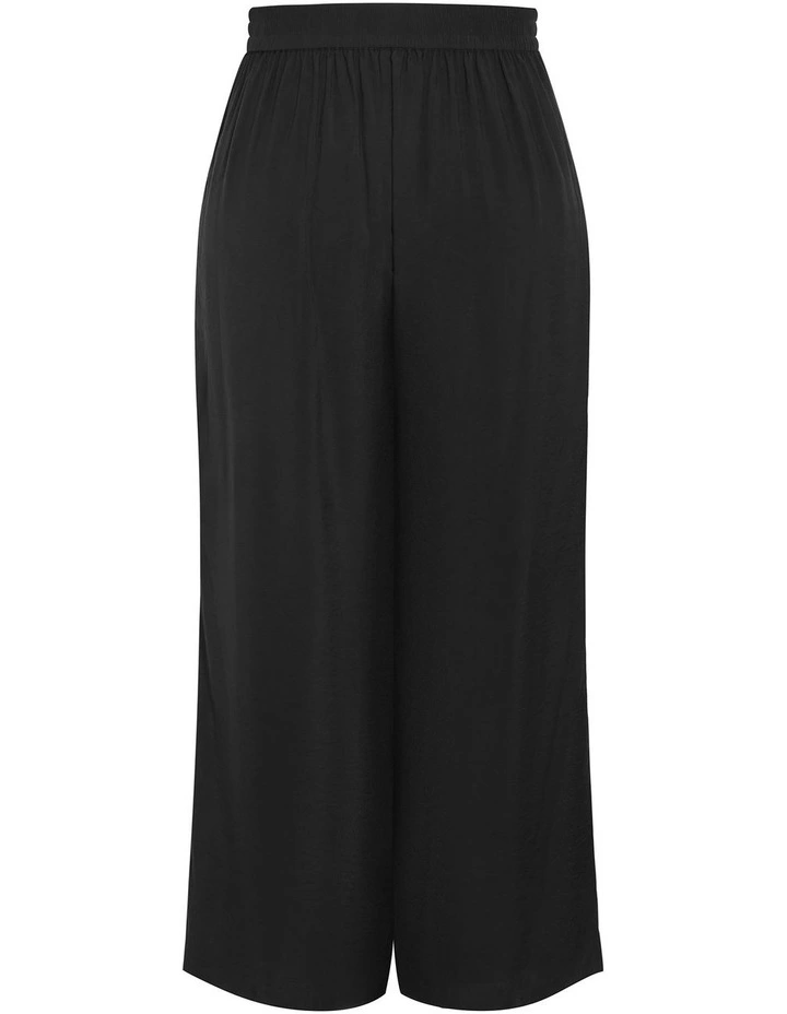 Alana Relaxed Wide Leg Pant in black image 3