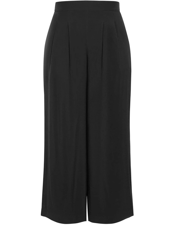 Alana Relaxed Wide Leg Pant in black image 4