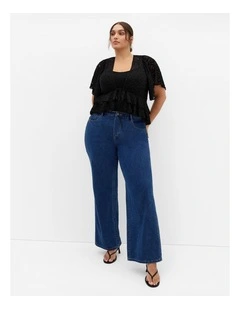 Lily Lace Top in black
