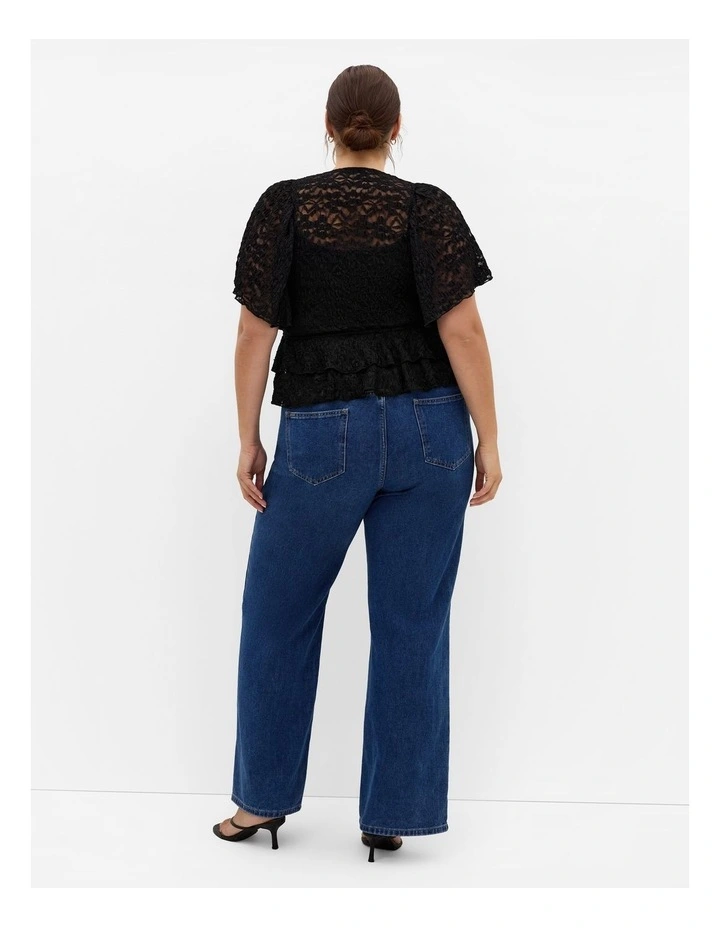 Lily Lace Top in black image 2