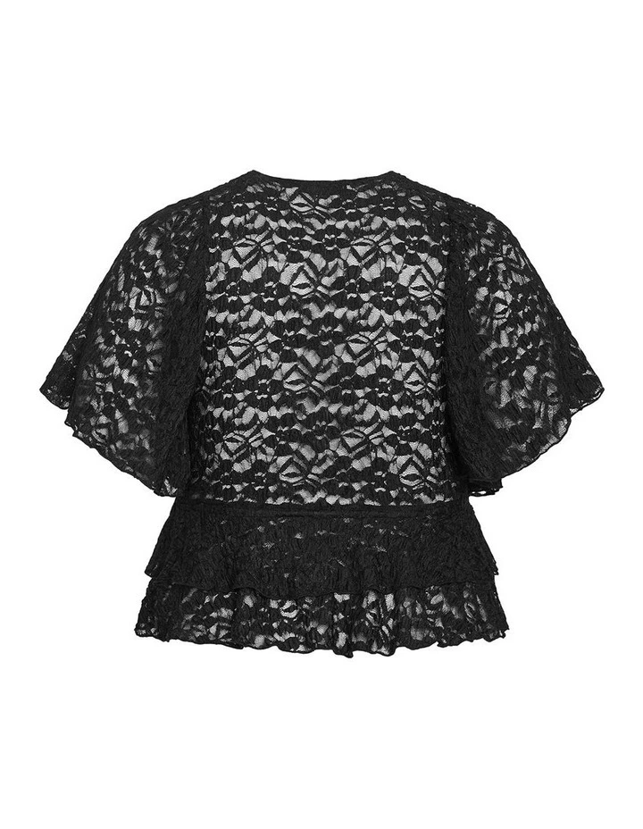 Lily Lace Top in black image 4