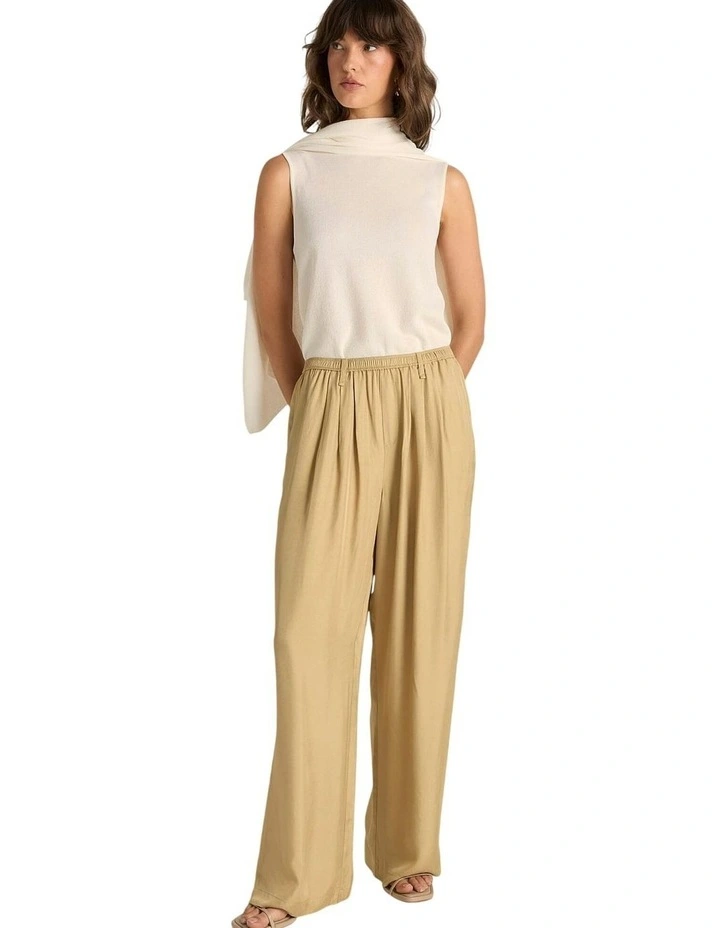 Gianna Acetate Pant in Gold image 4
