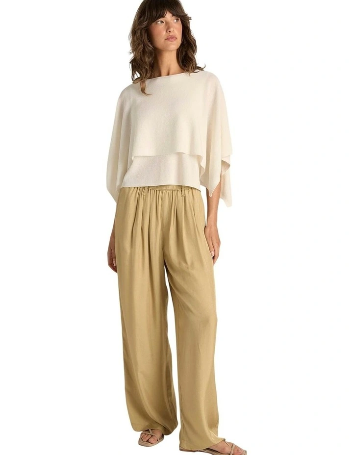 Kora Cape Top in Cream image 4