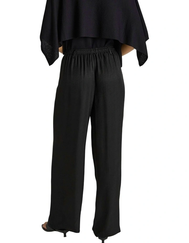 Gianna Acetate Pant in Black image 2