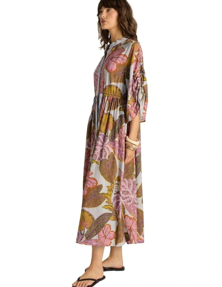 Botanica Dress in Leaf Print image 3