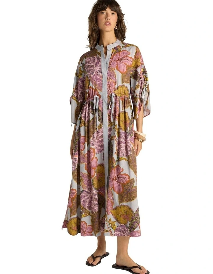 Botanica Dress in Leaf Print image 4
