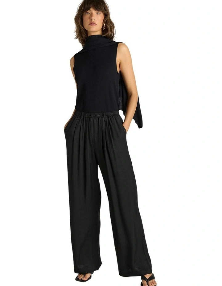 Kora Cape Top in Black image 3