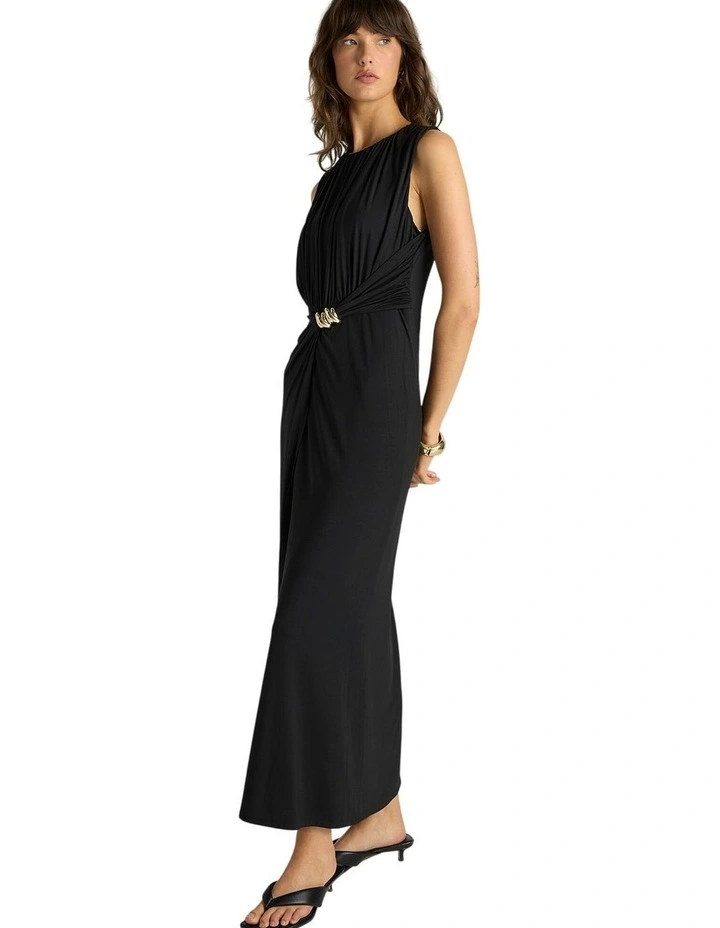 Rowan Modal Dress in Black image 3