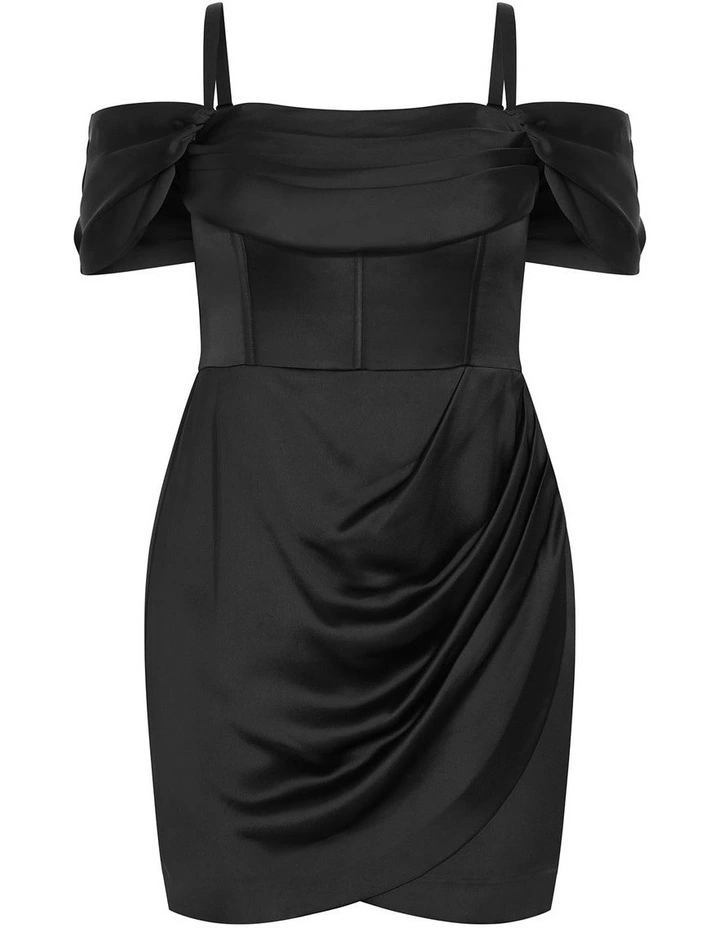 Plus Size Forbidden Love Mini Dress in Black image 3
