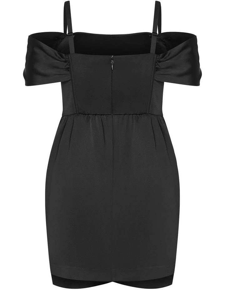 Plus Size Forbidden Love Mini Dress in Black image 4