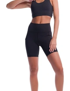 Base Pocket Bike Short in Black