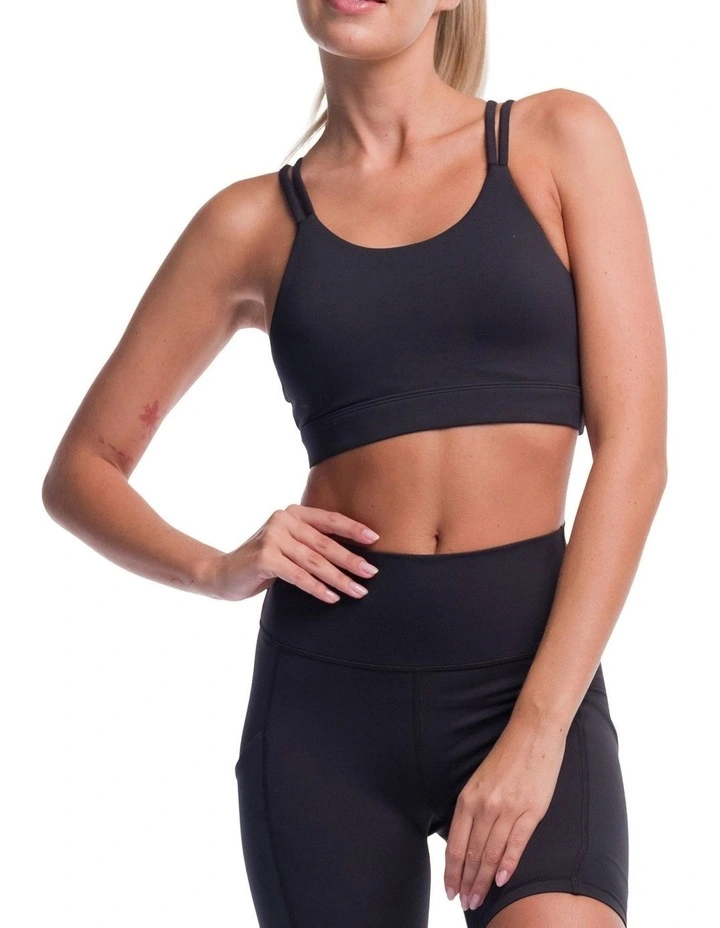 Base X Bra Top in Black image 1