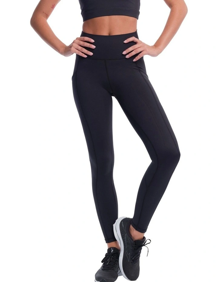 Base Full length Pocket Legging in Black image 3