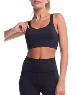 Base Core Bra Top in Black