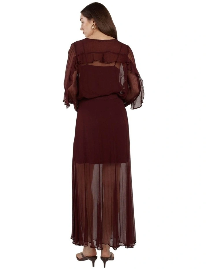 Emryn Maxi Skirt in Plum image 2
