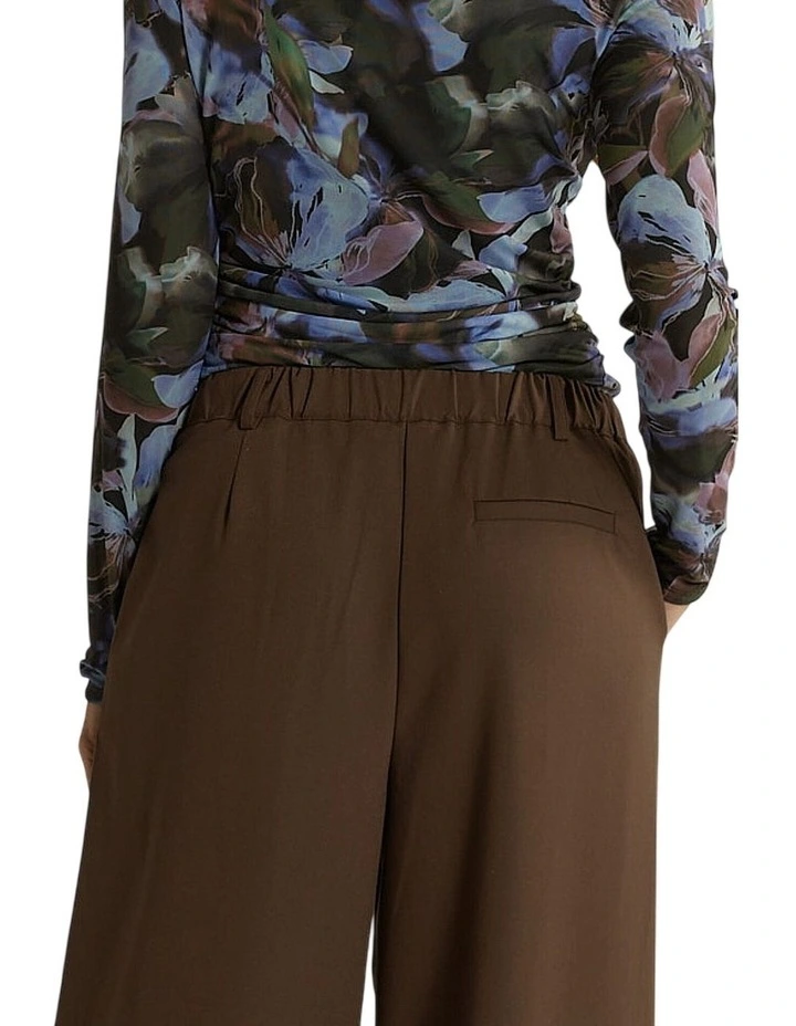 Roan Pleat Front Pantin Chocolate image 2