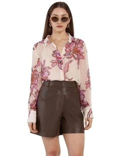 Nyomi Blouse in Light Flower Print