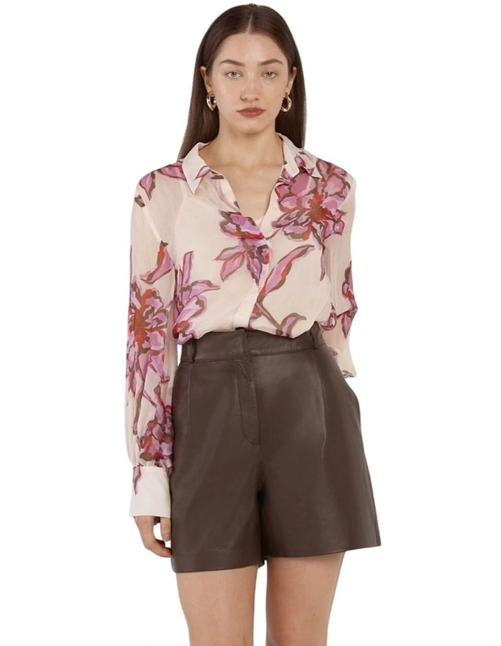 Nyomi Blouse in Light Flower Print image 4
