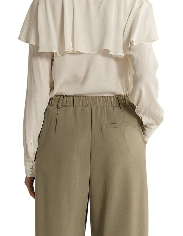 Roan Pleat Front Pant in Sage image 2