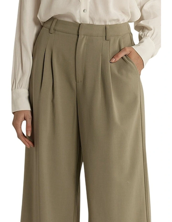 Roan Pleat Front Pant in Sage image 5
